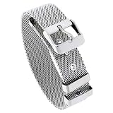 7.5 in. Stainless Steel Belt Buckle Mesh Bracelet