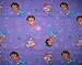 Round Crib Sheets - Dora Purple - Made In USA