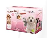 3DS Konsole + Nintendogs und Cats, rosa