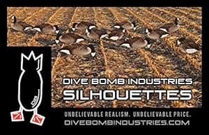 Amazon.com : 1 Dozen Dive Bomb V2 Canada Goose Silhouette Decoys