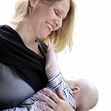 Baby Bond Flex Nursing Sash with Removable Burpcloth, Night, Medium/Large