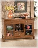 Ticker Server in Brown By Ashley