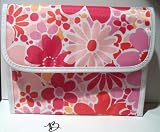 CLINIQUE PINK FLOWER COSMETIC BAG
