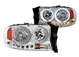 Anzo USA 111059 Cadillac/Chevrolet/Dodge/GMC Crystal Clear Chrome With Amber Reflectors Headlight Assembly - (Sold in Pairs) Anzo USA 111059 Cadillac/Chevrolet/Dodge/GMC Crystal Clear Chrome With Amber Reflectors Headlight Assembly - (Sold in Pairs)