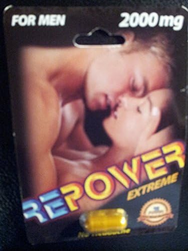 4 X REPOWER 2000mg. Extreme Male Sexual Stimulant Pills - 4 Pk by REPOWER