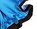 Beautiful Home Thicken Double-Layer Waterproof Shower Cap Bath Cap Elastic Band Spa Shower Hat for Kids Girls (Blue)