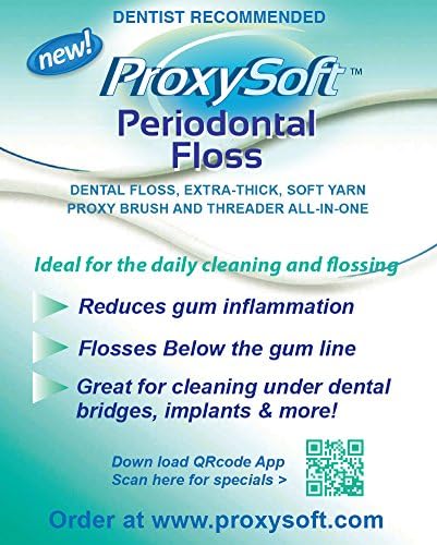 ProxySoft Periodontal Floss - 20 Travel Packs (100 Strands)
