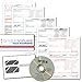 Tangible Values W-2 Laser Forms (4-Part) Kit with Envelopes Plus TFP Software for 50 Employees (2016)