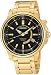 Seiko Men’s Kinetic Gold-Tone Watch #SKA390