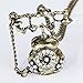 YAZILIND Rotary Telephone Pendant Bronze Chain Long Necklace Women