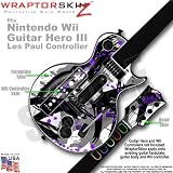 Abstract 02 Purple Skin by WraptorSkinz TM fits Nintendo Wii Guitar Hero III (3) Les Paul Controller (GUITAR NOT INCLUDED)