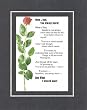 Touching and Heartfelt Poem for Parents - Mom & Dad, You Always Knew Poem on 11 x 14 inches Double Beveled Matting