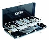 Gelert Double Burner Grill - Black