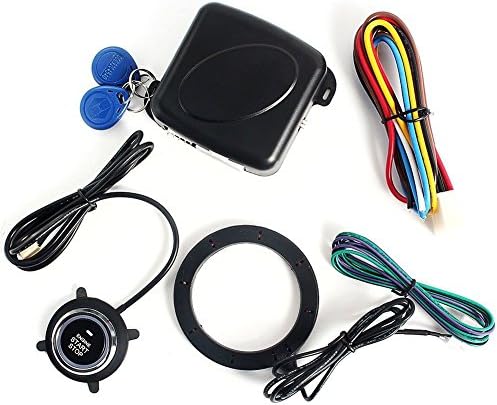 Car Engine Push Start Button/rfid Burglar Alarm Lock Keyless Entry Immobilizer
