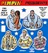 Pimpin' Presidents - Five Magnet Set