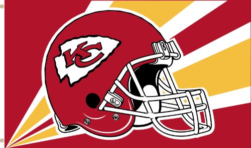 NFL Kansas City Chiefs 3-by-5 Foot Helmet Flag