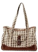 Hot Sale Kalencom Week-Ender Bag, Heavenly Dots Cafe Au Lait