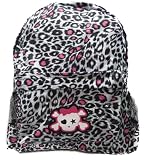 Black White Leopard Spots Skull Backpack