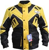 Produkt-Bild: Cordura textilien Jacke Motorradjacke Atmungsaktiv Kombigeeignet Gelb Gr.S-4XL, Gr&ouml;&szlig;e:2XL