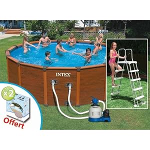 Piscine hors sol en bois
