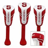 Stanford Cardinal Set of Three Nylon Golf Club Headcovers NCAA College Athletics