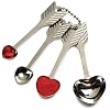 RSVP Heart Measuring Spoon, Set of 4