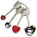 RSVP Heart Measuring Spoon, Set of 4