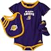 NBA Infant Los Angeles Lakers Girls Bib & Bootie Set - R228Tela (Regal Purple, 18 Months)