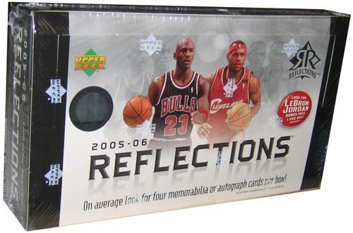 2005 Upper Deck Reflections Basketball Hobby Box – 4 Autographs or Memorabilia Per Box!!