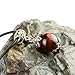 O-STONE Limited Wishing Bead Necklace Series Red Tiger Eye Pendant Grounding Stone Protection