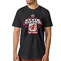 NASCAR Kevin Harvick Flag Male Retro Tshirt Special Design