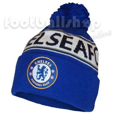 Chelsea F.C. Gestrickte Pudelmütze