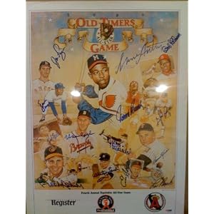 Buy 1989 All Star Old Timers Game Multi-signed Poster