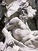 Giacomo Della Portas Statue, Piazza Navona, Rome, Lazio, Italy Photographic Poster Print by Roy Rainford, 12x16