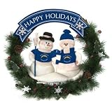 San Diego Chargers 22 Snowman Christmas Wreath - NFL Football