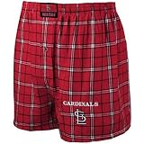 St Louis Cardinals Red Gridiron Boxer Shorts