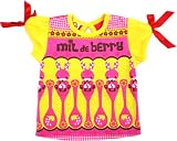 Amazon：ソフト　MIL DE BERRY リボンつきTシャツ 80cm ピンク [50] 30/-ソフト天竺 X21047-02