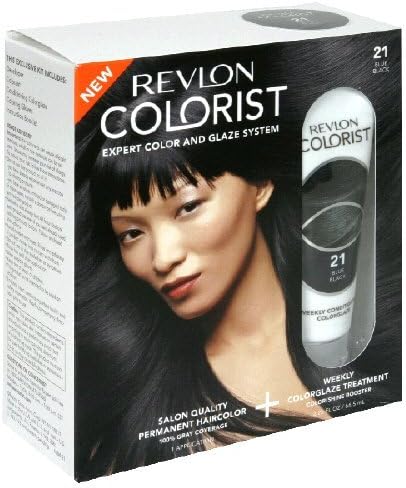 Brand New!!! Revlon Colorist Expert Color and Glaze System #21 Blue Black , 1 Pack