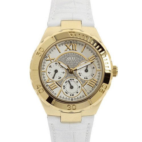Guess Ladies Watch U10597L1 White Leather