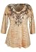 Avenue Plus Size Embellished Burnout Necklace Tunic (NECTAR,18/20)