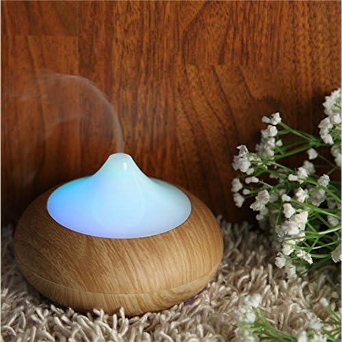 Oneisall GX-02K Ultrasonic LED Humidifier Aroma Diffuser Aromatherapy Air Purifier,Light Wood