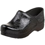 Dansko Women's Professional Tooled Clog,Black,39 EU / 8.5-9 M US ~ Dansko
