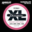 D'Addario ECB81 Chromes Bass Guitar Strings, Light, 45-100, Long Scale