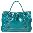 Angie & Lola Satchel with Buckles - Turquoise