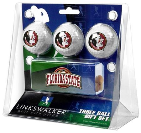 Florida State Seminoles Fsu Ncaa Slider Hat Clip 3 Golf Ball Gift Packs