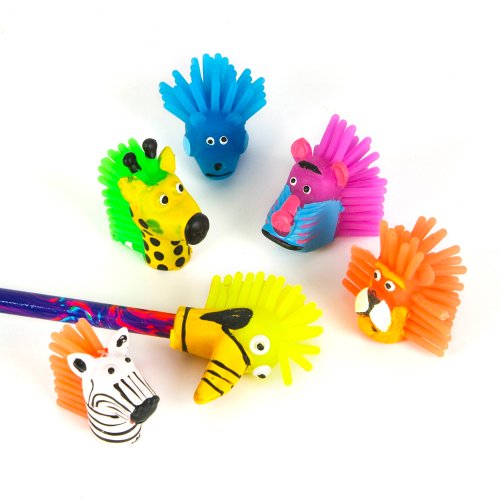 Animal Pencil Tops (1 dz)