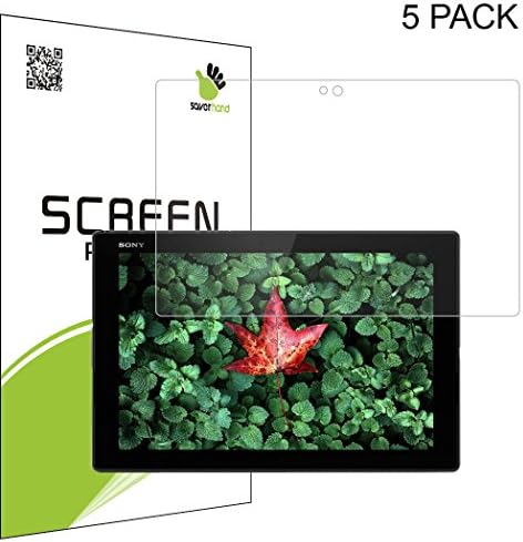 [5 PACK] SAVER HAND - Anti-Glare (Matte) Screen Protector for Xperia Z4 Tablet