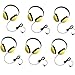 Califone 2800-YL Listening First Headphones in Yellow (Set of 6)