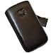 Original Suncase Echt Ledertasche (Lasche mit R�ckzugfunktion) f�r Samsung Galaxy Y S5360 in schwarz