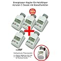 SET 5 x Heizk�rperthermostate mit BOOST Funktion inkl Batterien Heizungregler Heizk�rper Thermostat f�r Heimeier, Honeywell-Braukmann, Oventrop